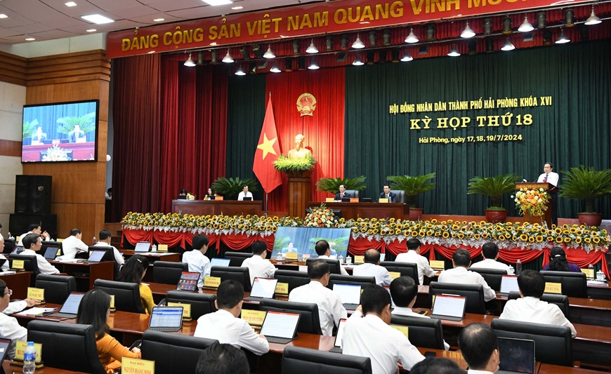 Chủ tịch Quốc hội dự khai mạc Kỳ họp thứ 18, HĐND thành phố Hải Phòng