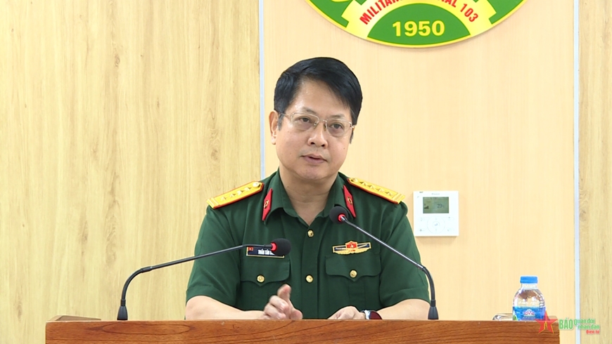 Bệnh viện Quân y 103 sơ kết công tác Đảng, công tác chính trị 6 tháng đầu năm 2024