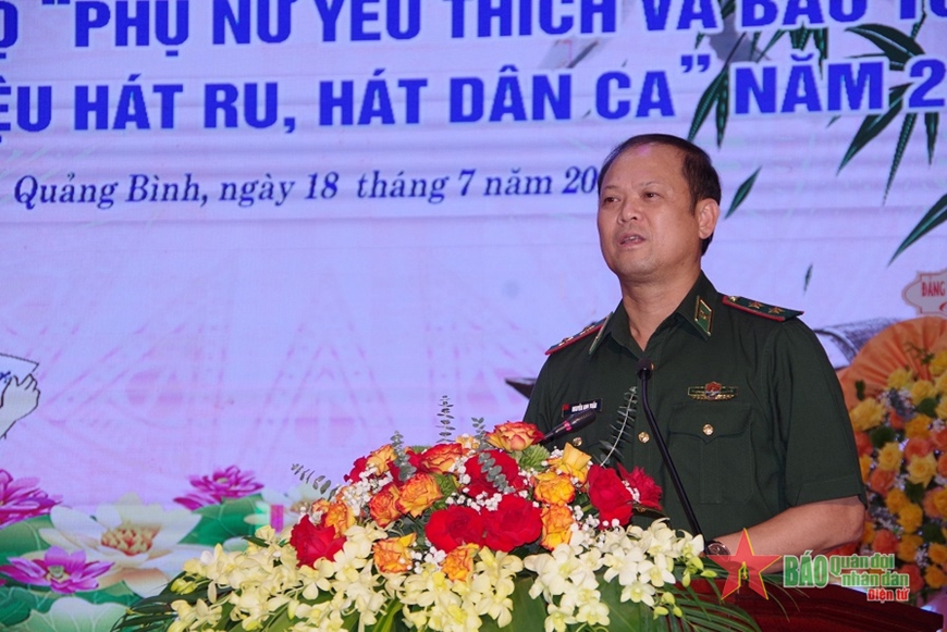 Phụ nữ Bộ đội Biên phòng bảo tồn các làn điệu hát ru, hát dân ca