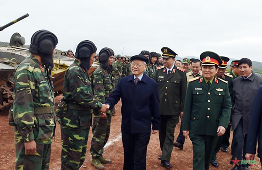 Tình cảm đặc biệt của Tổng Bí thư Nguyễn Phú Trọng với Bộ đội Cụ Hồ