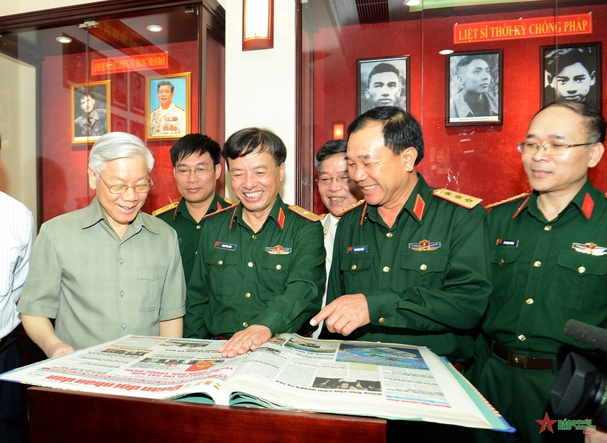 Tình cảm đặc biệt của Tổng Bí thư Nguyễn Phú Trọng với Bộ đội Cụ Hồ