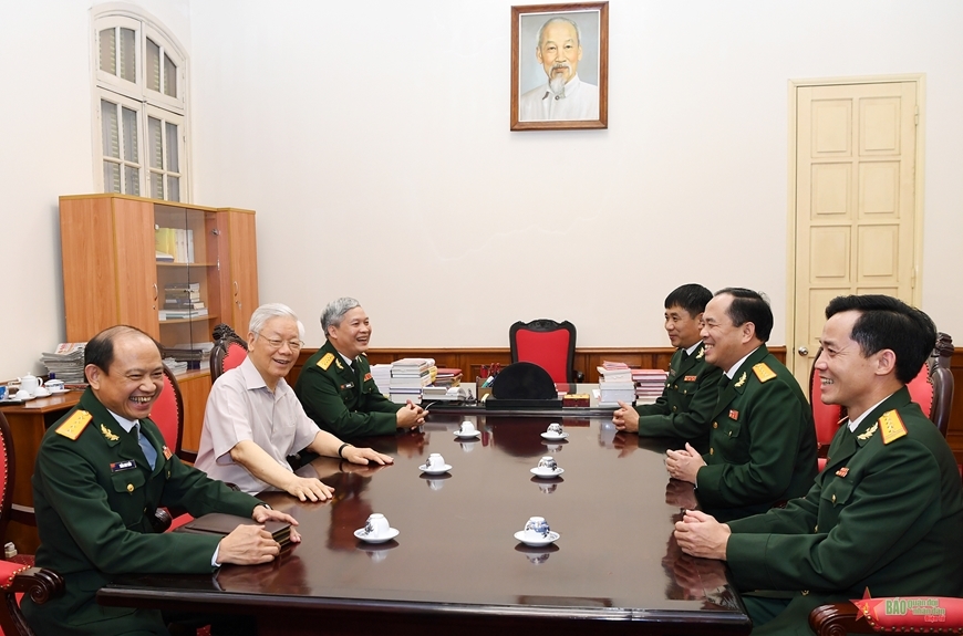 Tình cảm đặc biệt của Tổng Bí thư Nguyễn Phú Trọng với Bộ đội Cụ Hồ