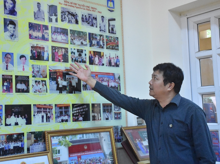 Những bức ảnh quý tại mái trường xưa của Tổng Bí thư Nguyễn Phú Trọng
