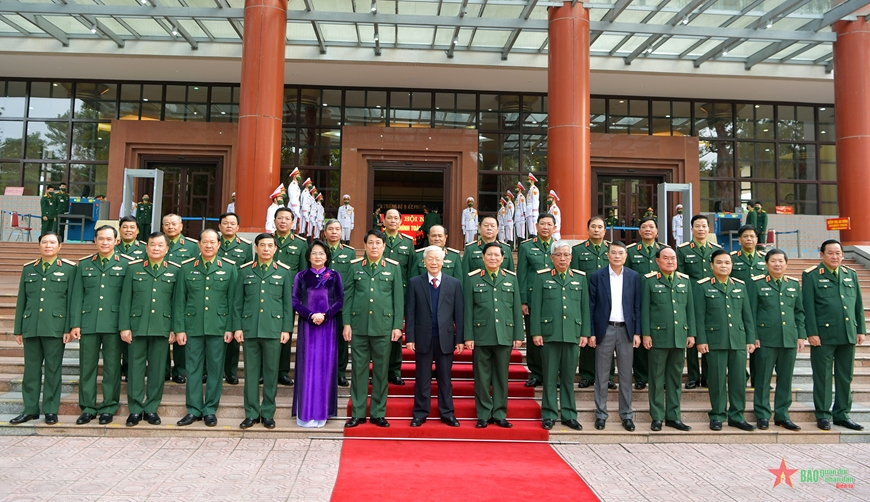 Tổng Bí thư Nguyễn Phú Trọng: Hoạt động công tác Đảng, công tác chính trị trong Quân đội thực sự là những mô hình, cách làm kiểu mẫu