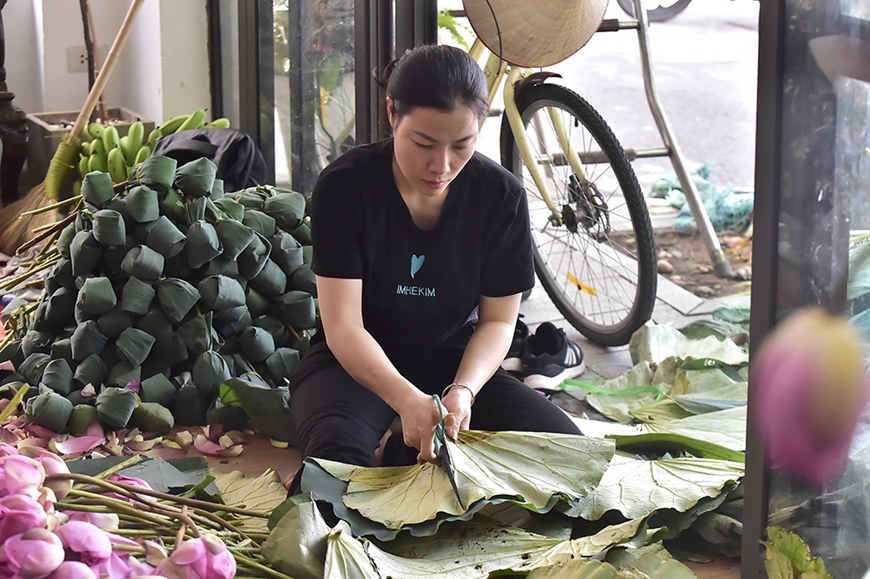 Trà ướp sen Tây Hồ - nét tinh hoa văn hóa Hà thành