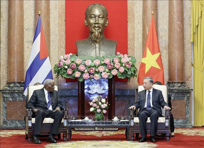 Chủ tịch nước Tô Lâm tiếp Chủ tịch Quốc hội Cuba