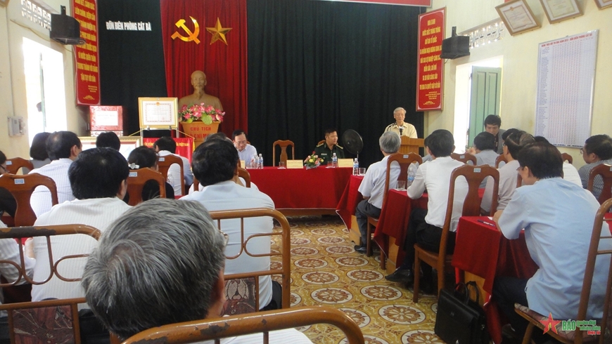 Bộ đội Biên phòng thành phố Hải Phòng khắc ghi lời căn dặn của Tổng Bí thư Nguyễn Phú Trọng