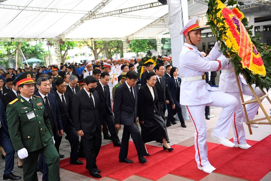 Các đoàn quốc tế viếng Tổng Bí thư Nguyễn Phú Trọng