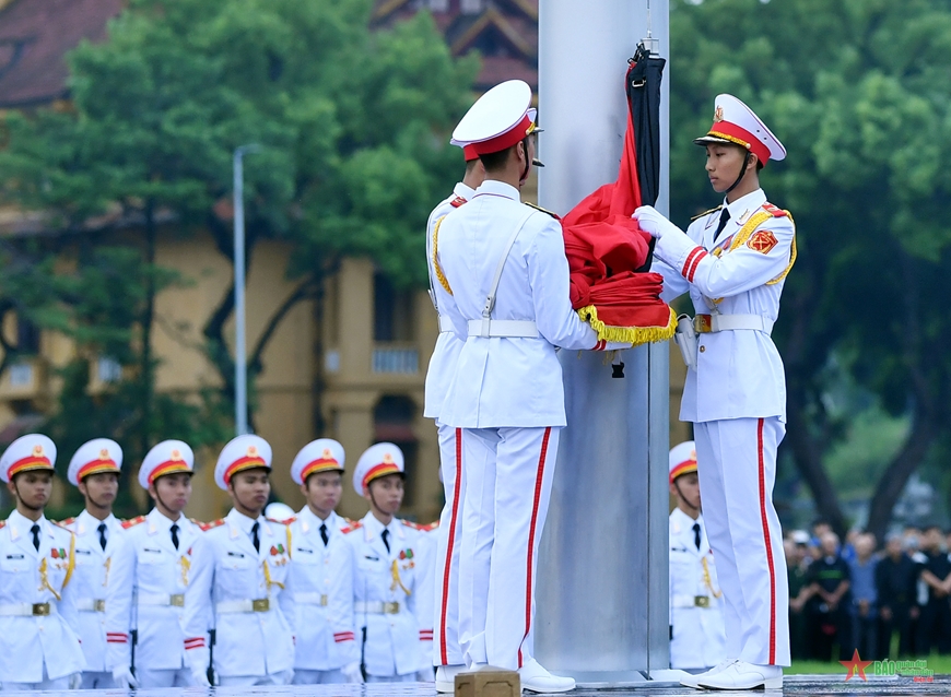 Lễ thượng cờ rủ Quốc tang Tổng Bí thư Nguyễn Phú Trọng