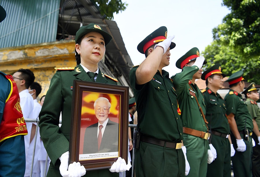 TRỰC TIẾP: Lễ truy điệu và Lễ an táng Tổng Bí thư Nguyễn Phú Trọng