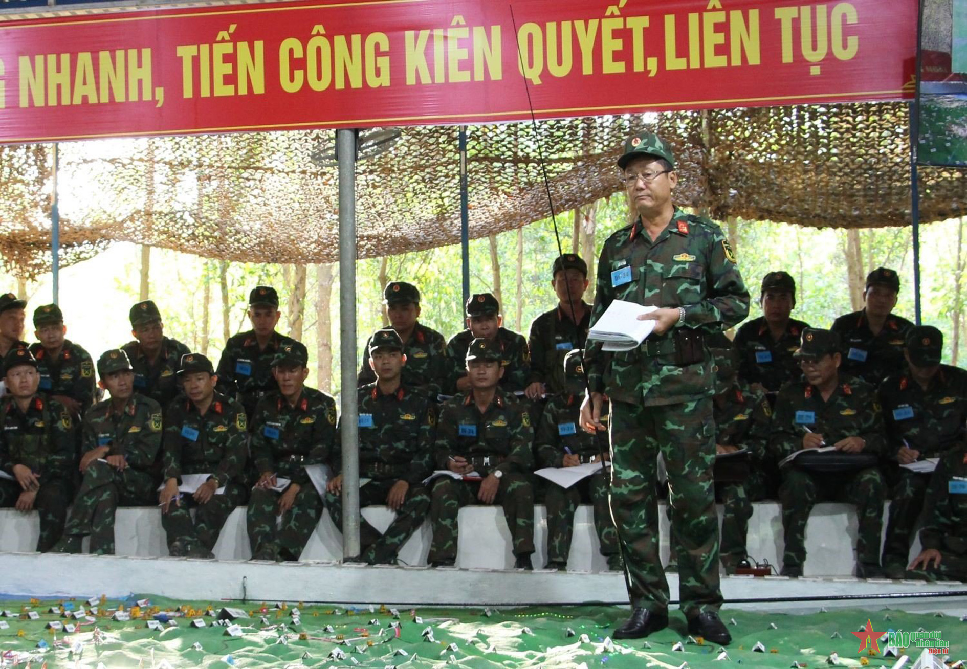 Đưa người tập vào sát thực tế chiến đấu