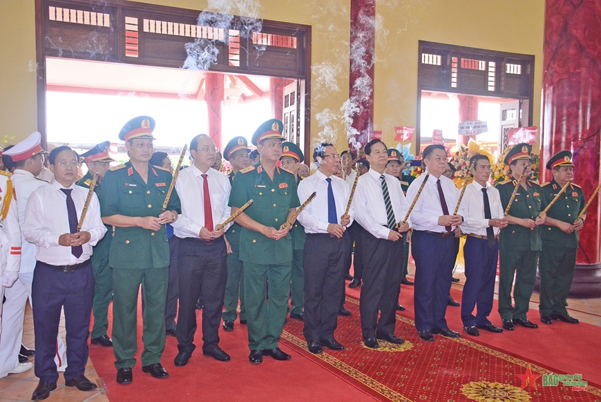 Đồng chí Nguyễn Trọng Nghĩa dự Lễ khánh thành Đền thờ Anh hùng liệt sĩ Rừng Sác-Cần Giờ