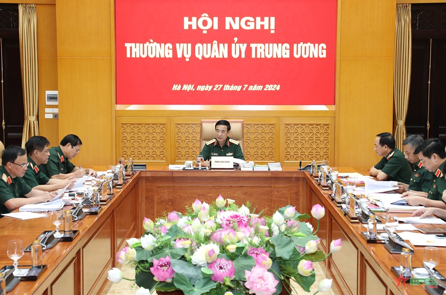Thường vụ Quân ủy Trung ương cho ý kiến về dự thảo Luật sửa đổi, bổ sung một số điều của Luật Sĩ quan Quân đội nhân dân Việt Nam