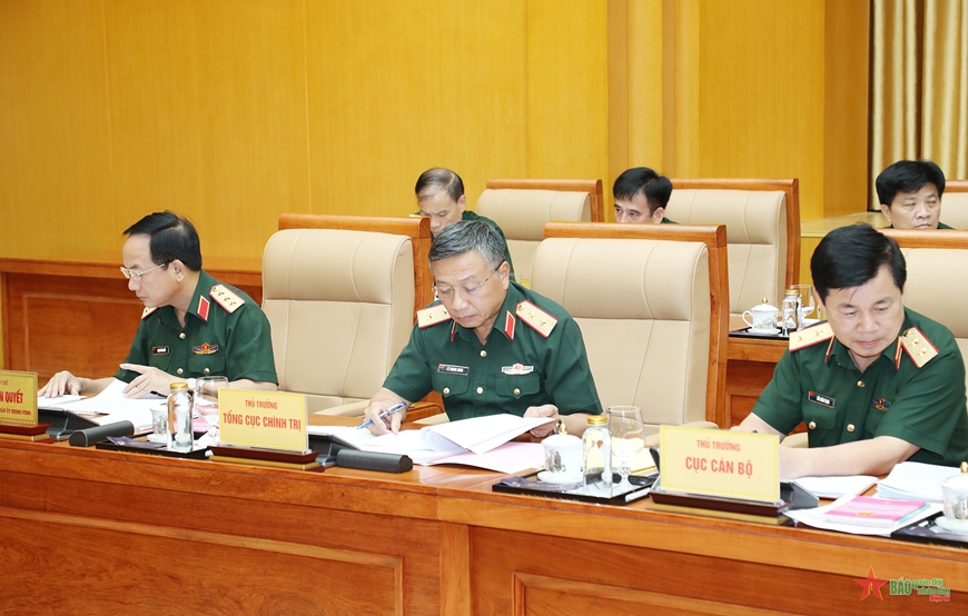 Thường vụ Quân ủy Trung ương cho ý kiến về dự thảo Luật sửa đổi, bổ sung một số điều của Luật Sĩ quan Quân đội nhân dân Việt Nam