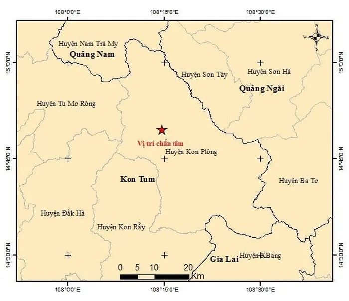 Dự báo động đất ở Kon Tum vẫn sẽ tiếp diễn trong thời gian tới