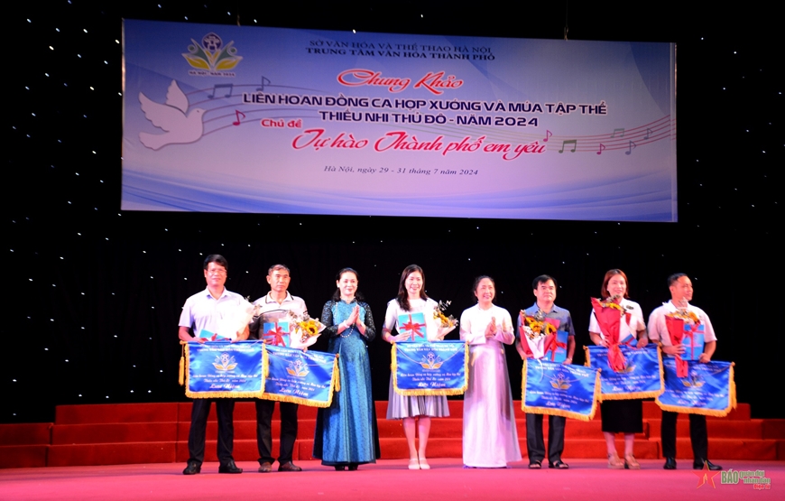 Thiếu nhi Thủ đô hát vang ca khúc măng non