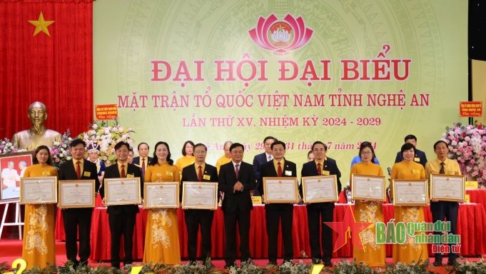 Đại hội Đại biểu Ủy ban Mặt trận Tổ quốc tỉnh Nghệ An nhiệm kỳ 2024-2029