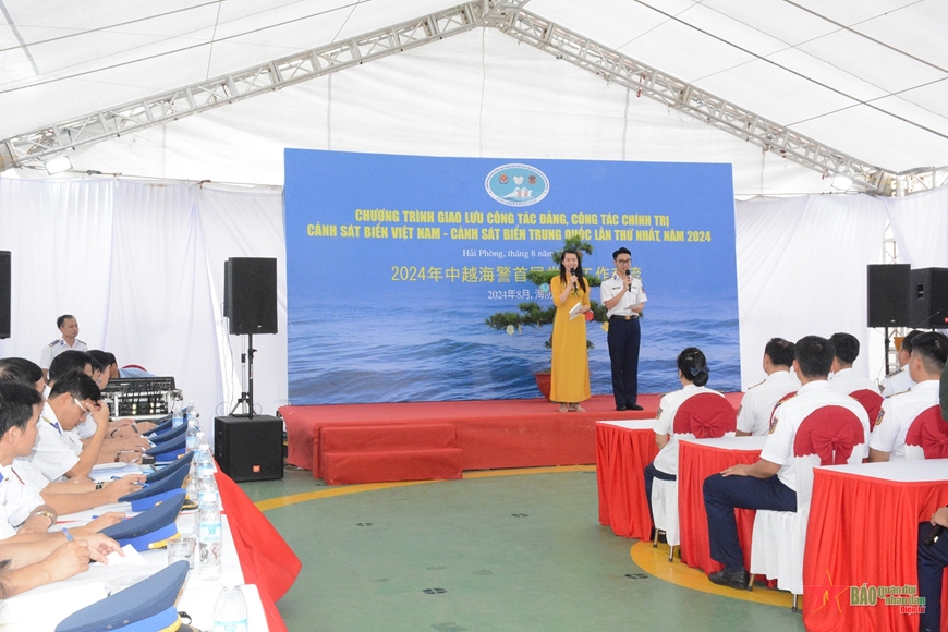 Kiểm tra công tác chuẩn bị tổ chức Chương trình giao lưu công tác Đảng, công tác chính trị Cảnh sát biển Việt Nam - Cảnh sát biển Trung Quốc
