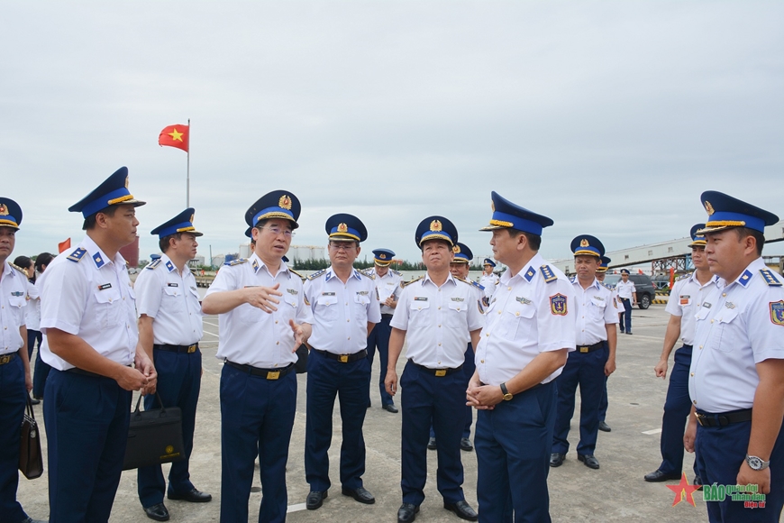 Kiểm tra công tác chuẩn bị tổ chức Chương trình giao lưu công tác Đảng, công tác chính trị Cảnh sát biển Việt Nam - Cảnh sát biển Trung Quốc