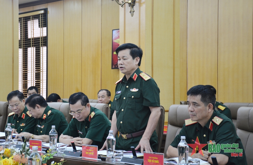Thượng tướng Trịnh Văn Quyết chủ trì Hội nghị giao ban Tổng cục Chính trị tháng 7-2024