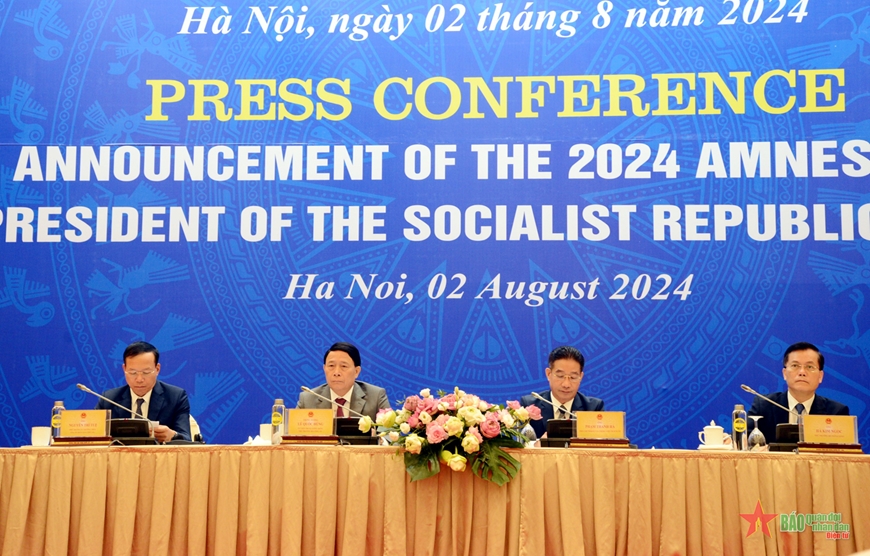 Công bố Quyết định về đặc xá năm 2024 của Chủ tịch nước Cộng hòa xã hội chủ nghĩa Việt Nam