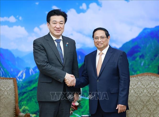 ファム・ミン・チン首相が日本の防衛大臣と面会