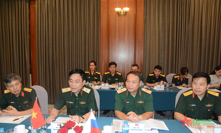 Hội đàm song phương giữa Vụ Pháp chế, Bộ Quốc phòng Việt Nam và Vụ Pháp chế, Bộ Quốc phòng Liên bang Nga