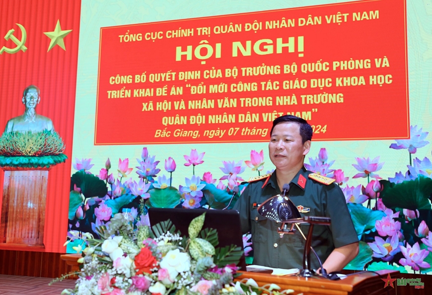 Triển khai Đề án đổi mới công tác giáo dục khoa học xã hội và nhân văn trong nhà trường Quân đội nhân dân Việt Nam