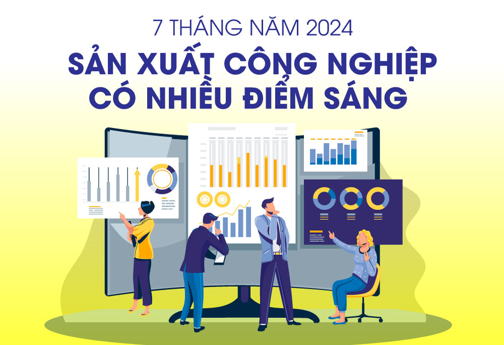 Sản xuất công nghiệp có nhiều điểm sáng