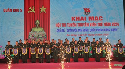 View - 	Hội thi tuyên truyền viên trẻ trong lực lượng vũ trang Quân khu 5