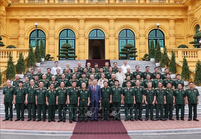 Tổng Bí thư, Chủ tịch nước Tô Lâm gặp mặt đoàn cựu chiến binh Sư đoàn 308