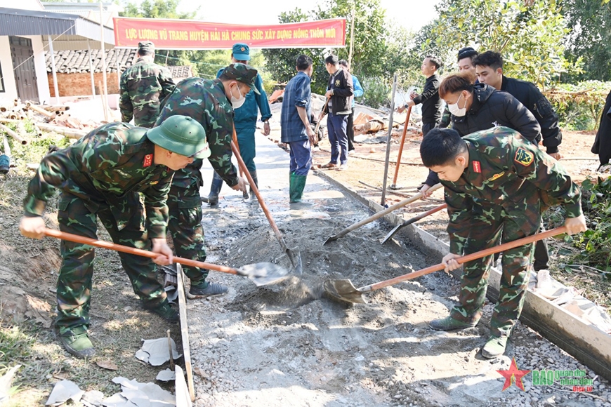 View - 	LLVT huyện Hải Hà (Quảng Ninh): Hiệu quả từ Phong trào Thi đua