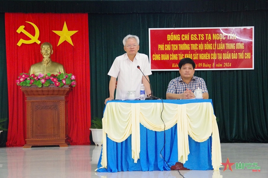 Hội đồng Lý luận Trung ương nghiên cứu, khảo sát tại quần đảo Thổ Chu