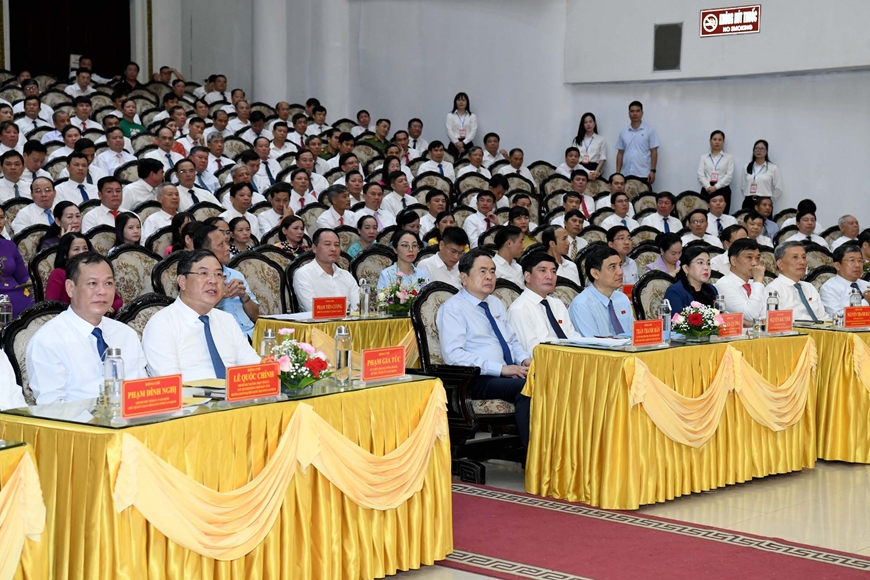 Chủ tịch Quốc hội dự hội nghị công bố nghị quyết về sắp xếp đơn vị hành chính tỉnh Nam Định