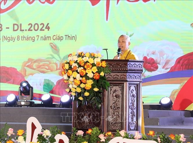 Hàng nghìn tăng ni, phật tử và nhân dân tham gia Pháp hội Vu lan năm 2024