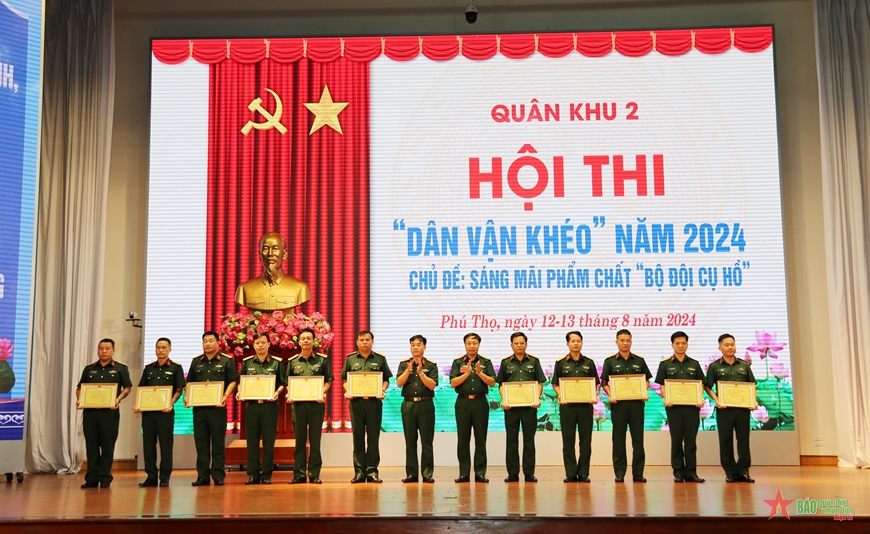 View - 	Hội thi “Dân vận khéo” LLVT Quân khu 2 năm 2024 lan tỏa mô hình hay