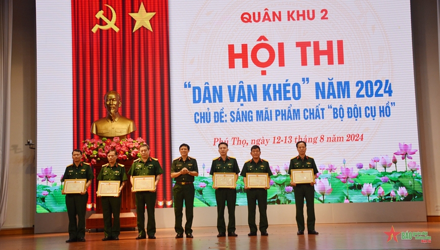 View - 	Hội thi “Dân vận khéo” LLVT Quân khu 2 năm 2024 lan tỏa mô hình hay