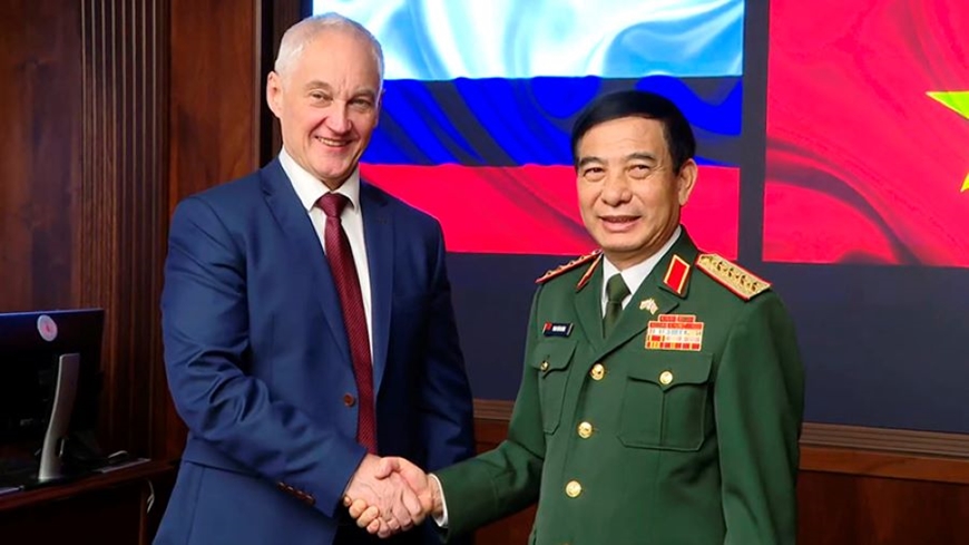 Một số hình ảnh hoạt động của Đại tướng Phan Văn Giang tại Liên bang Nga