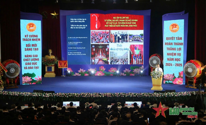 Xây dựng Hà Nội thành trung tâm tiêu biểu của cả nước về giáo dục, đào tạo