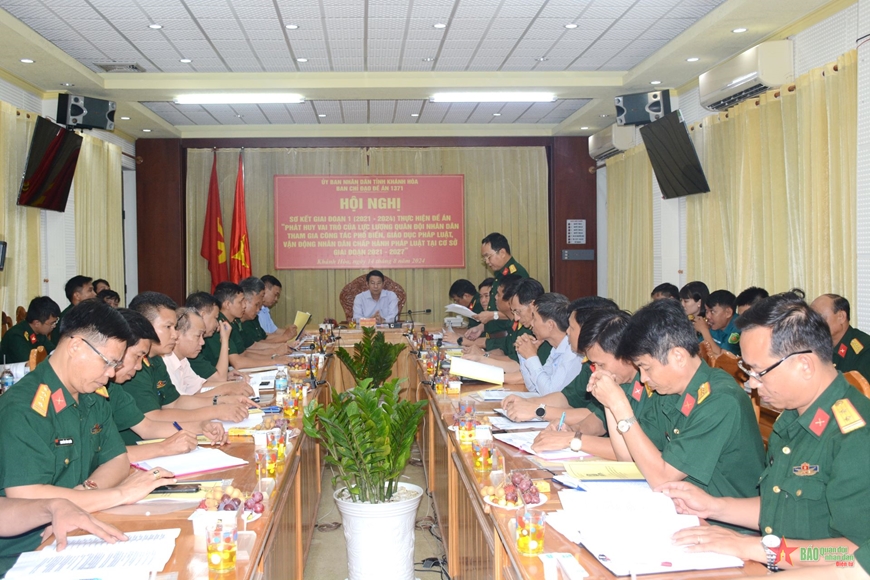 UBND tỉnh Khánh Hòa sơ kết 3 năm thực hiện Đề án 1371