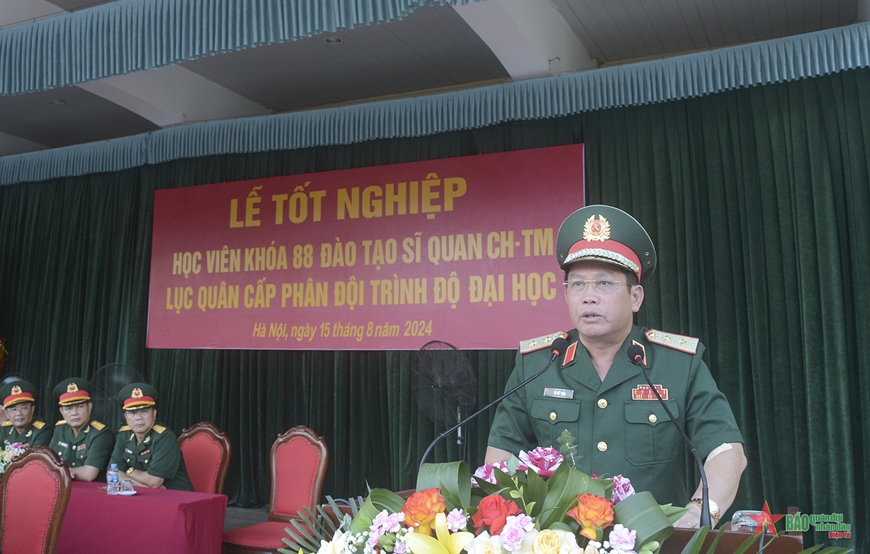 Trường Sĩ quan Lục quân 1 tổ chức Lễ tốt nghiệp khóa 88 đào tạo sĩ quan chỉ huy