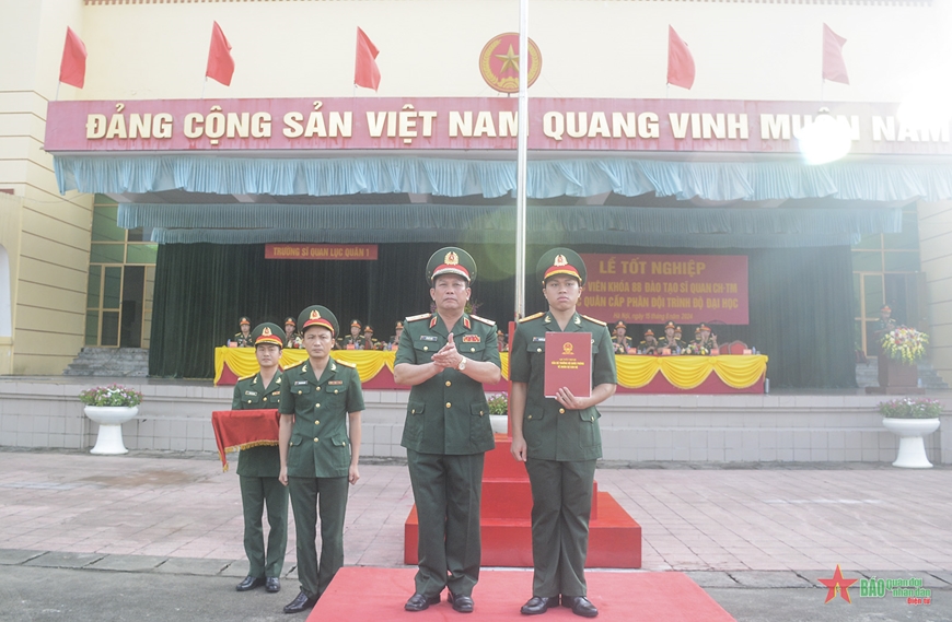 Trường Sĩ quan Lục quân 1 tổ chức Lễ tốt nghiệp khóa 88 đào tạo sĩ quan chỉ huy