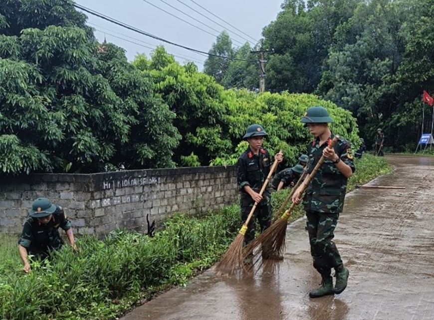 “Làng quân dân” giúp Tân Dân khởi sắc