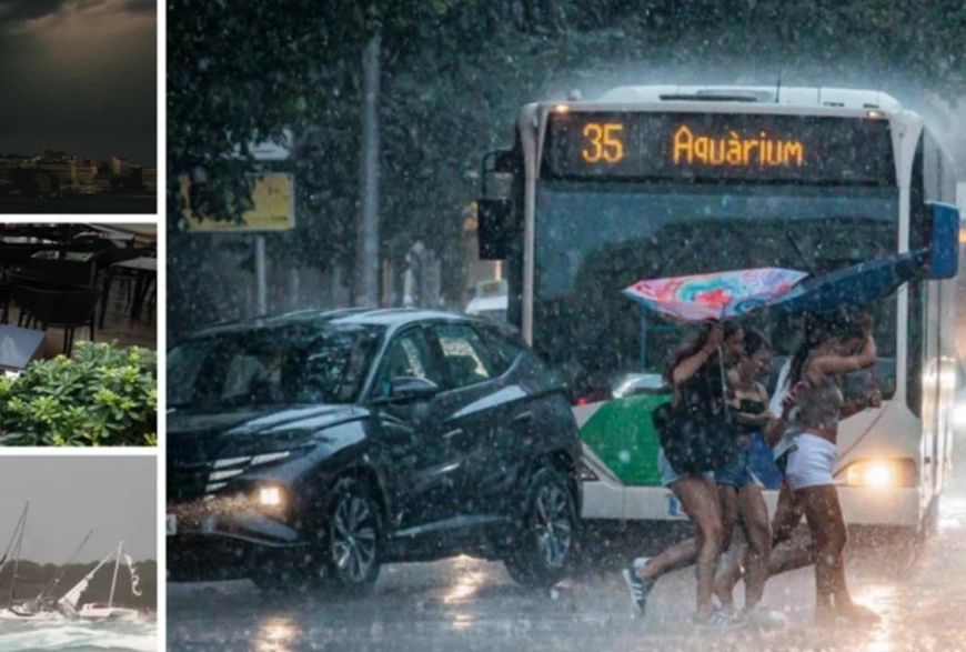 Bão lớn tấn công quần đảo Balearic của Tây Ban Nha