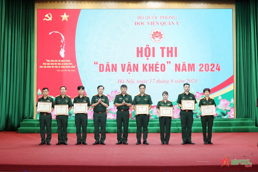 Học viện Quân y tổ chức Hội thi “Dân vận khéo” năm 2024
