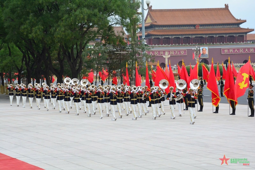 Tổng Bí thư, Chủ tịch Trung Quốc Tập Cận Bình chủ trì Lễ đón chính thức Tổng Bí thư, Chủ tịch nước Tô Lâm