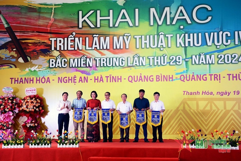 Khai mạc Triển lãm Mỹ thuật khu vực IV, Bắc miền Trung lần thứ 29 - năm 2024