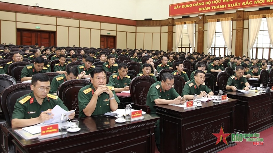 Học viện Chính trị tổ chức hội nghị tổng kết năm học 2023-2024