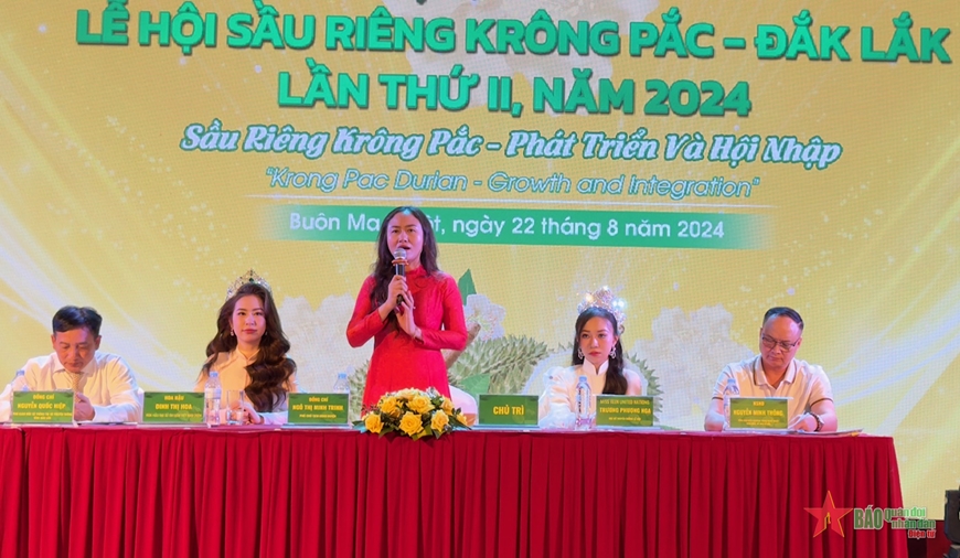 Đắk Lắk thông tin về Lễ hội Sầu riêng Krông Pắc lần thứ 2 – năm 2024