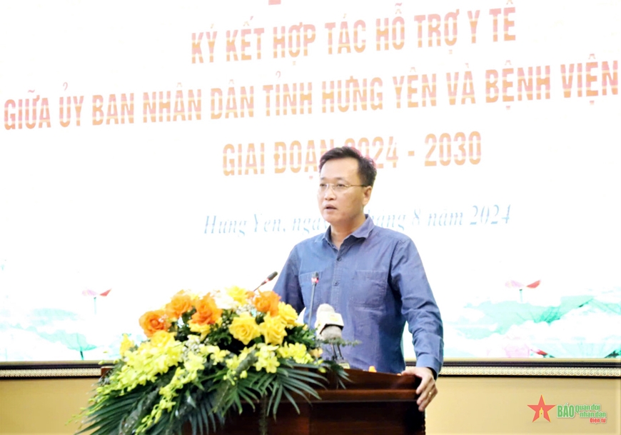 Tỉnh Hưng Yên và Bệnh viện Bạch Mai tổ chức ký kết hợp tác hỗ trợ y tế